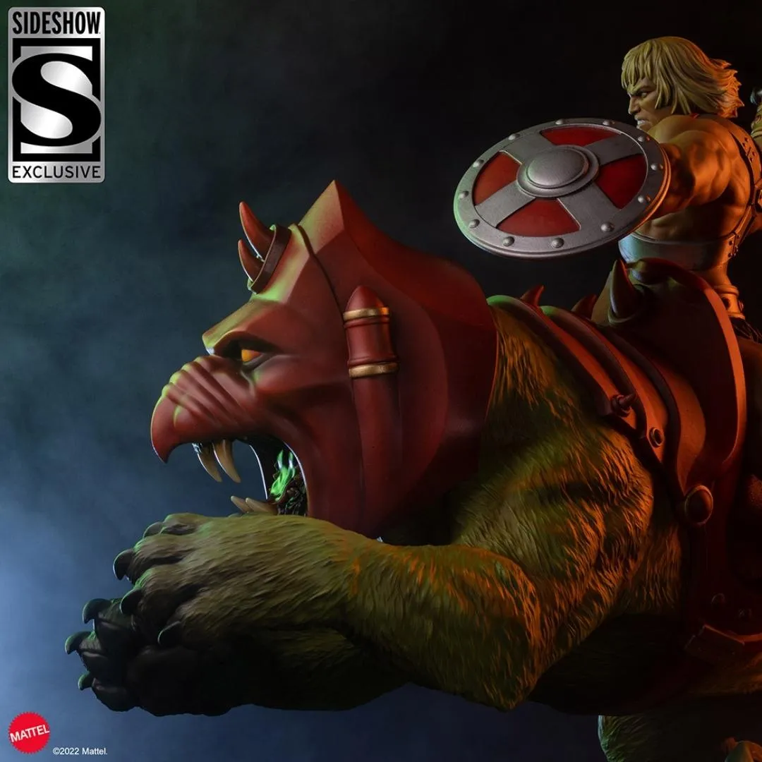 He-Man and Battle Cat Classic Deluxe Maquette by Tweeterhead