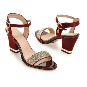 High Heel Bling Crystal Ladies Sandals