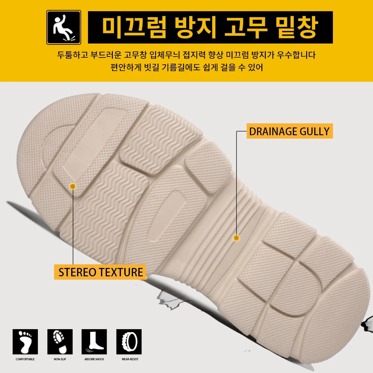 Hnzxzm Korea Waterproof Work Safety Shoes Indestructible Men's Security Boots With Steel Toe Shoes Anti-smash Sneakers Male Footwear