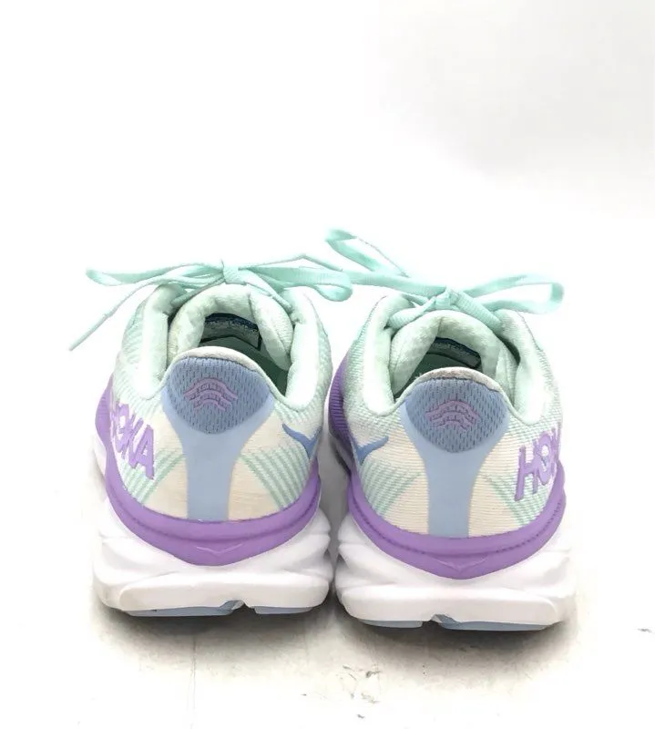 Hoka Clifton 9 Women's Aqua Sneakers - Size 6.5B