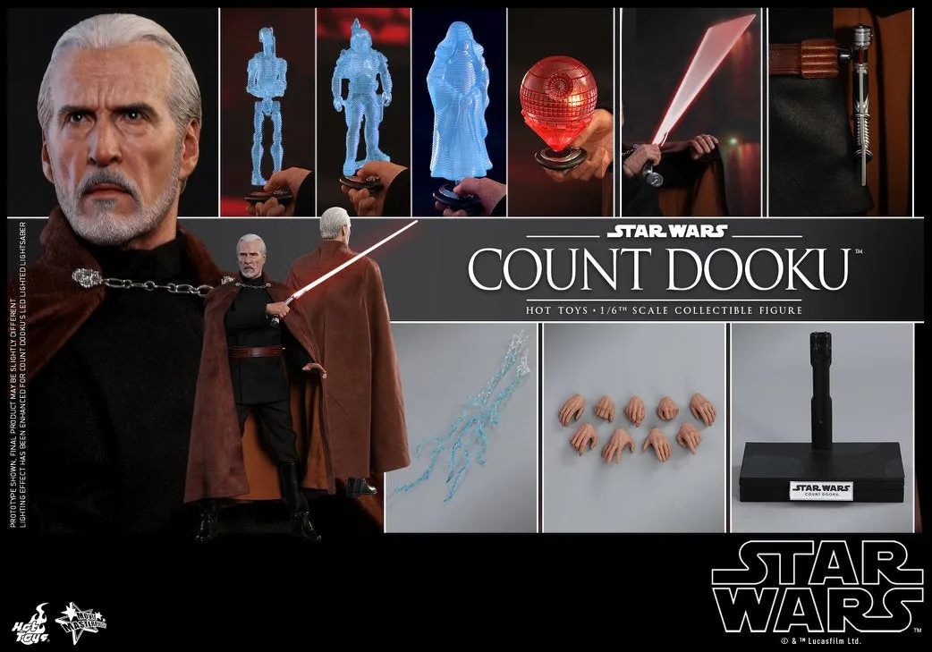 Hot Toys - MMS496 - Star War Episode II: Attack of the Clones - 1/6th scale Count Dooku