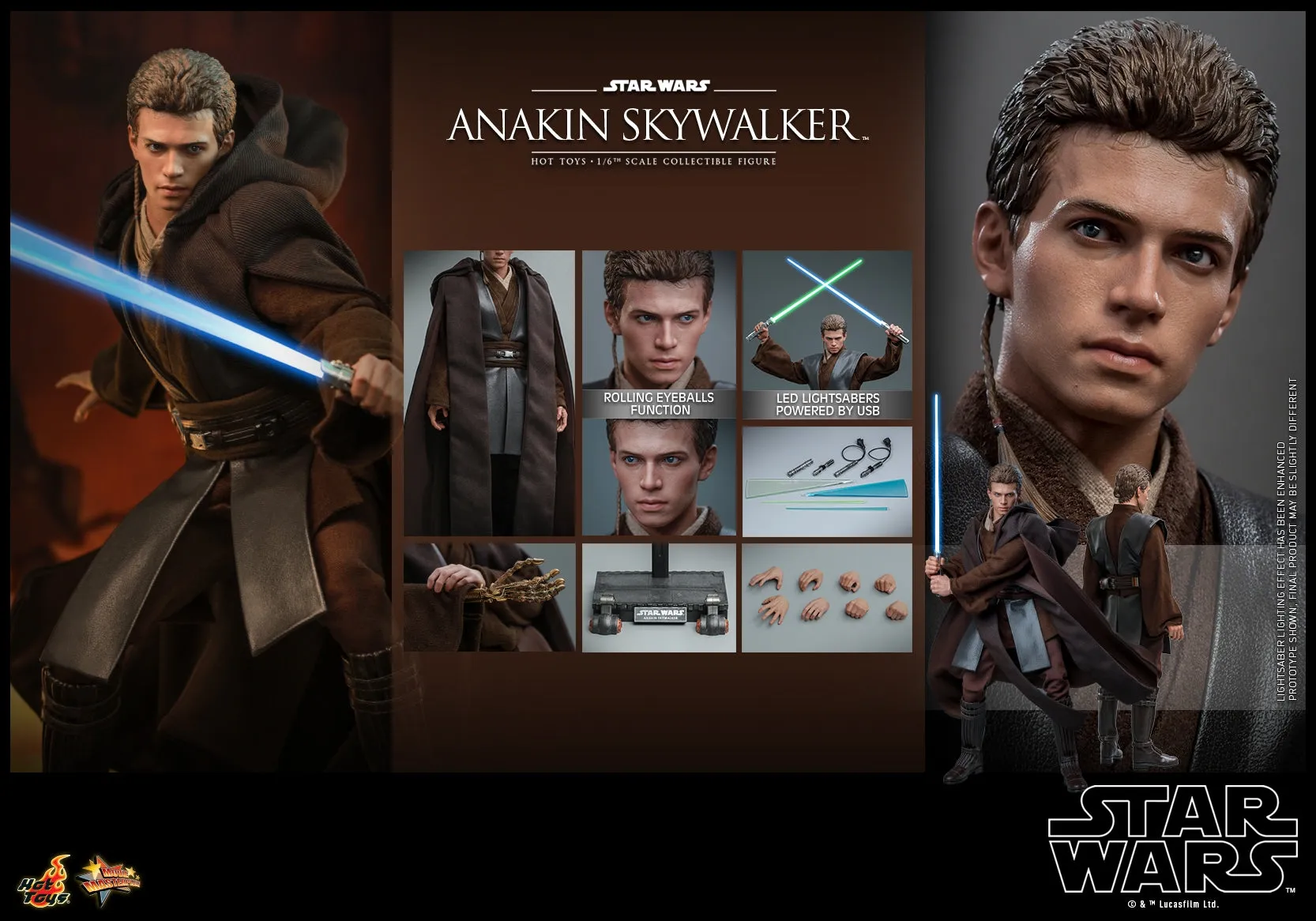Hot Toys - MMS677 - Star Wars Episode II: Attack of the Clones - 1/6th scale Anakin Skywalker Collectible Figure