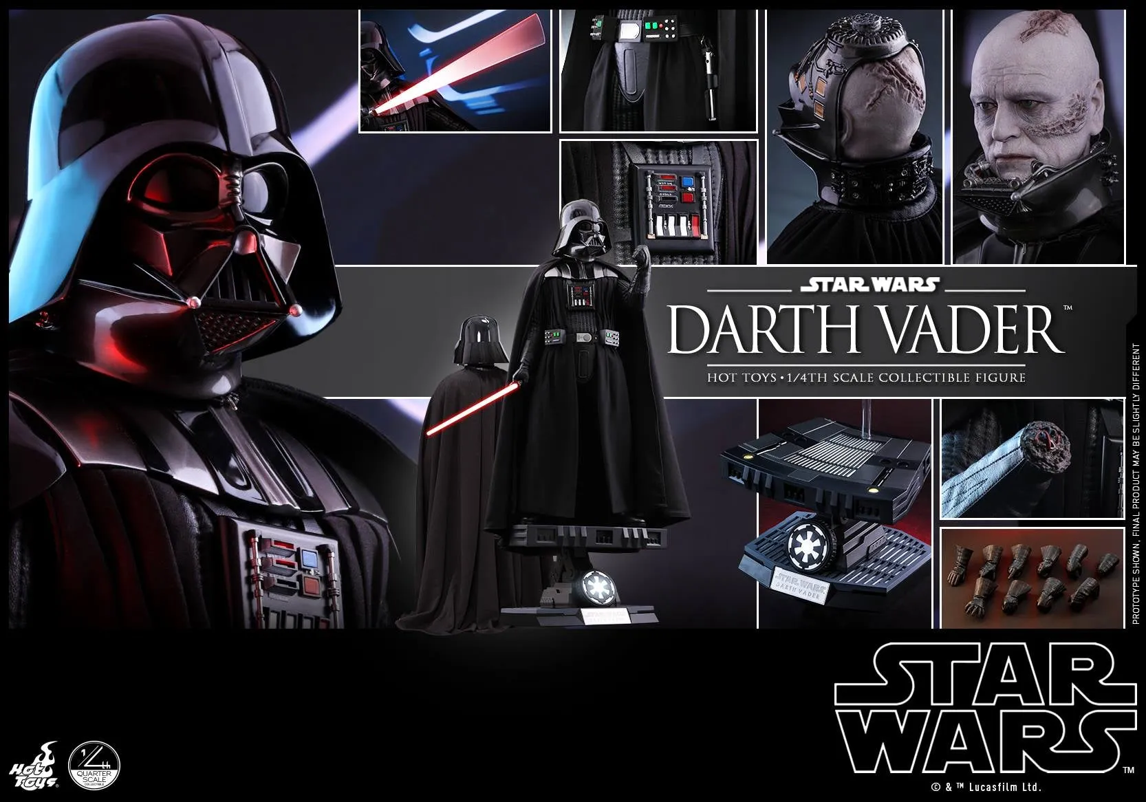 Hot Toys - QS013 - Star Wars Episode VI - Return of the Jedi - 1/4th scale Darth Vader Collectible Figure