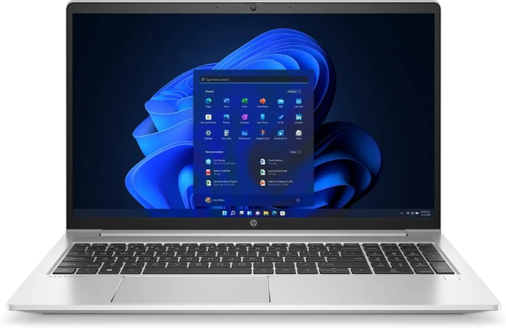 HP Laptop ProBook 450 G9 - 12th Generation Core i5 16GB RAM 512GB SSD Windows 10 Pro 15.6" FHD Screen