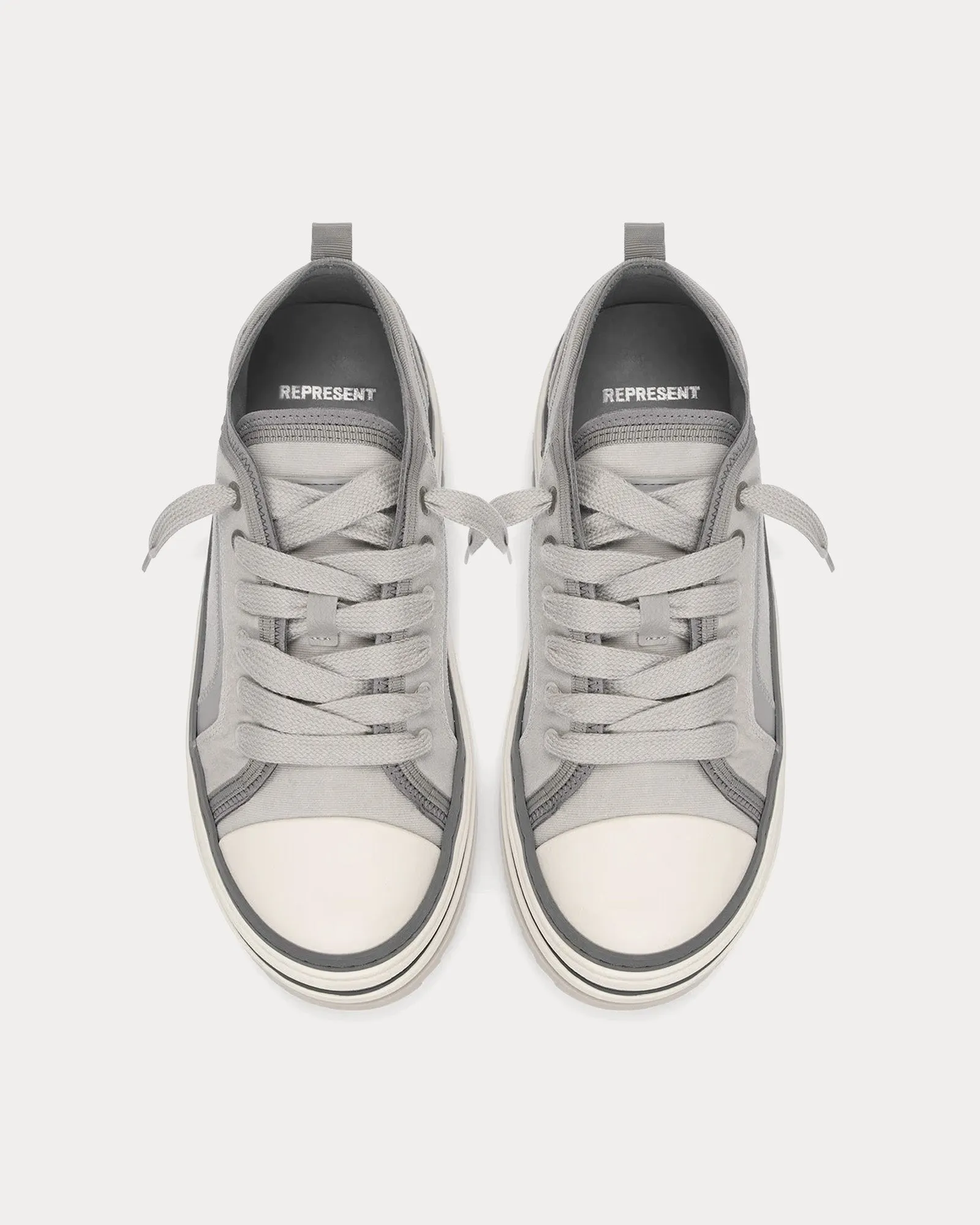 HTN X Low Warm Grey Low Top Sneakers