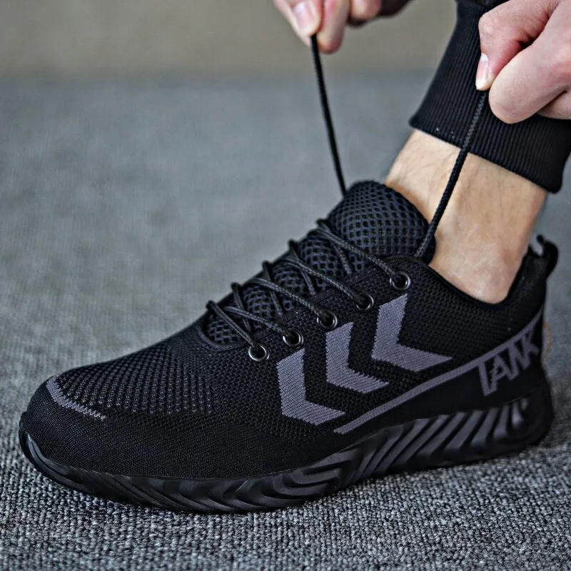 Indestructible Shoes Men Work Safety Shoes with Steel Toe Cap Puncture-Proof Boots Lightweight Breathable Sneakers Dropshipping