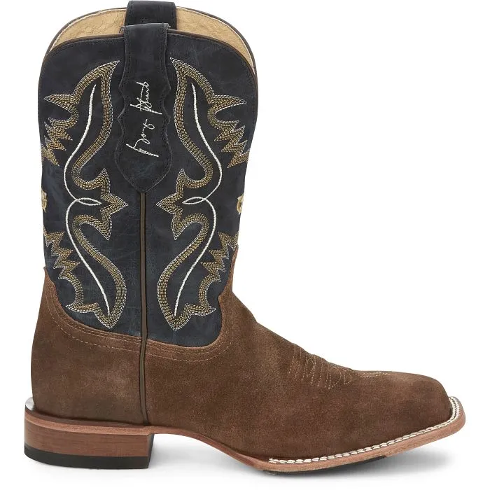 Justin Mens Dillon Square Toe Western Boots Style GR8015