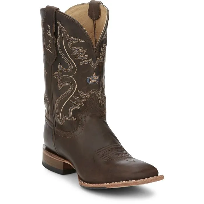 Justin Mens Dillon Square Toe Western Boots Style GR8016