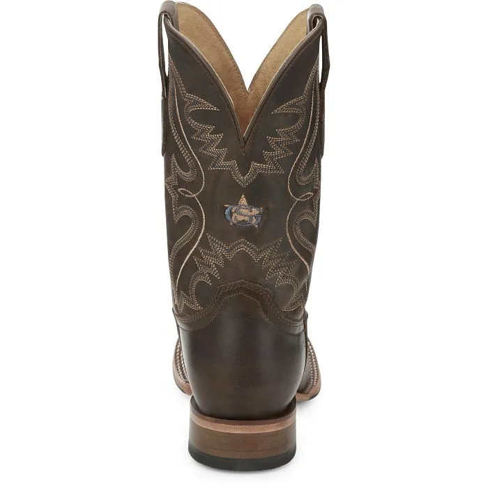 Justin Mens Dillon Square Toe Western Boots Style GR8016