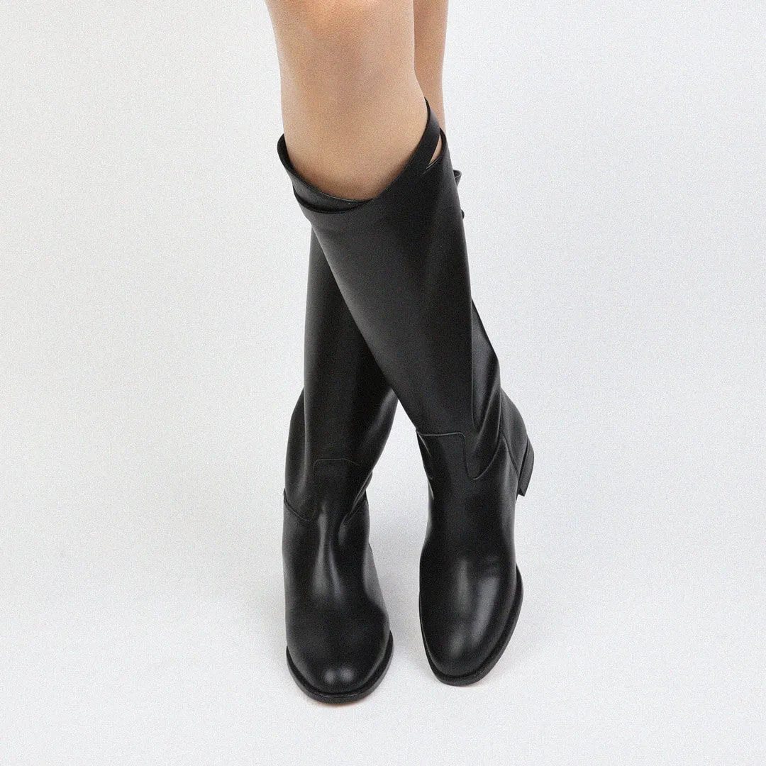 KAIC - long leather boots