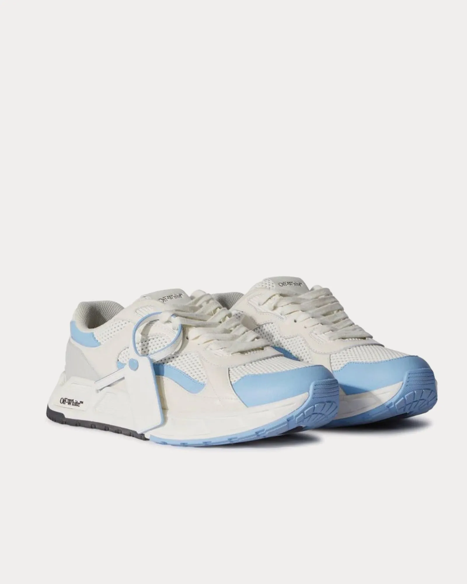 Kick Off White / Blue Low Top Sneakers