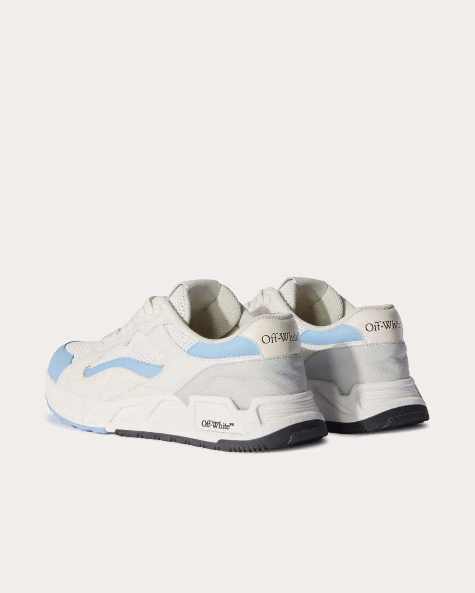 Kick Off White / Blue Low Top Sneakers