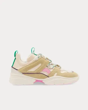 Kindsay Leather Beige / Rose Low Top Sneakers