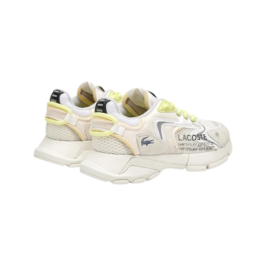 Lacoste Women's L003 NEO 223 Off White Volt Green Black