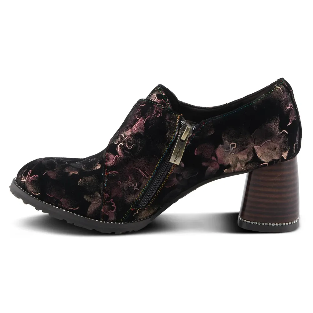 L'artiste By Spring Step Maisiana Black Multi Suede Pump (Women's)