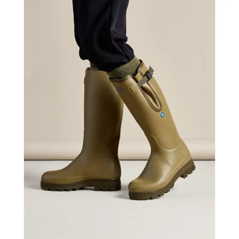 Le Chameau Vierzonord PLUS Neoprene Mens Wellington Boots - Iconic Green