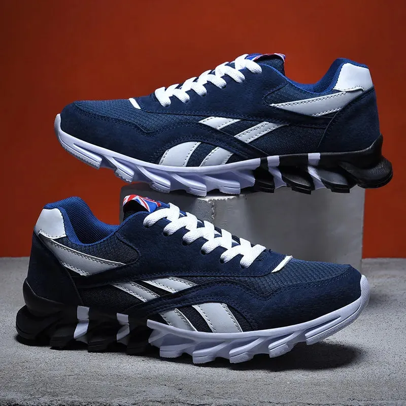 Light Breathable Lace Up Running Shoes for Men
