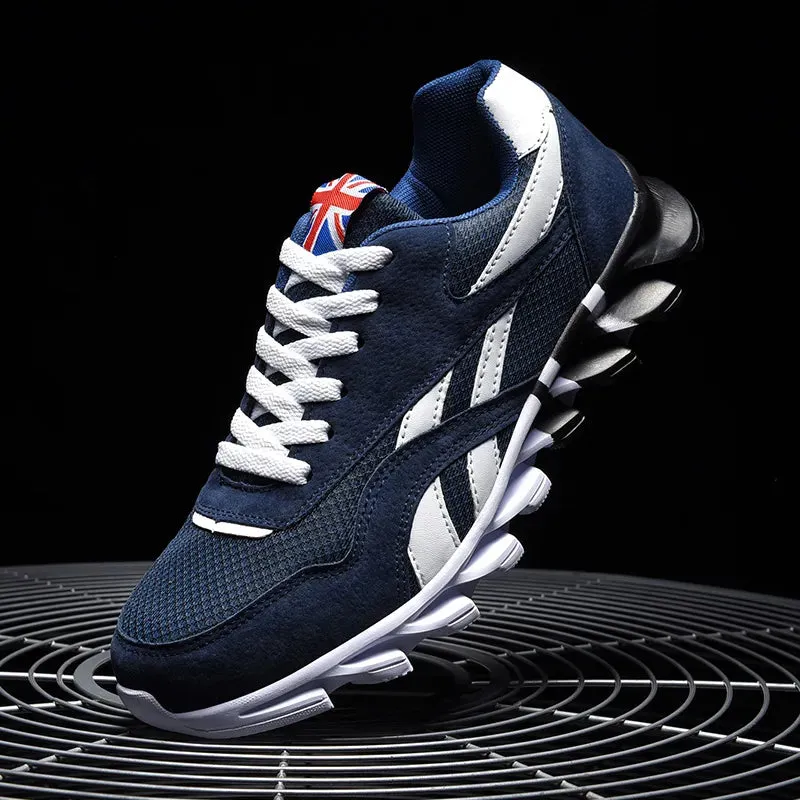 Light Breathable Lace Up Running Shoes for Men