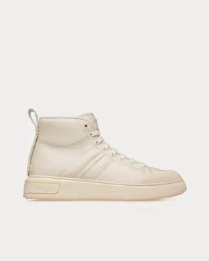 Maren Leather White High Top Sneakers