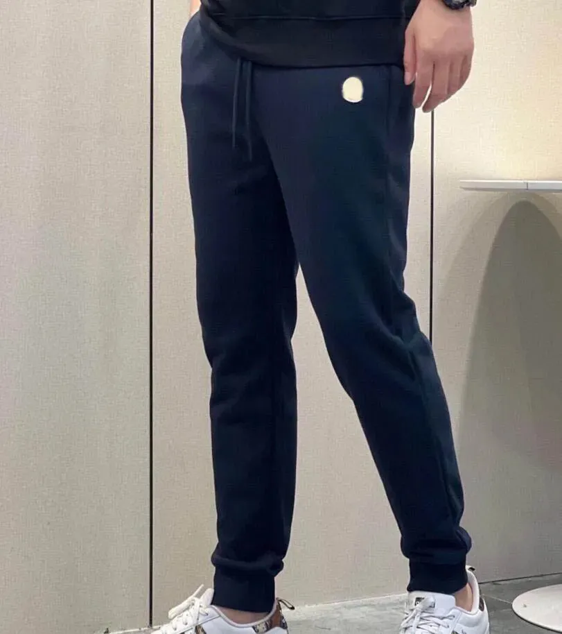 Men's Clothing Mens Pants New badge designer Pants with Panelled pattern Loose Basketball Sport Pants Casual Nine Points Sweatpants for Man Woman