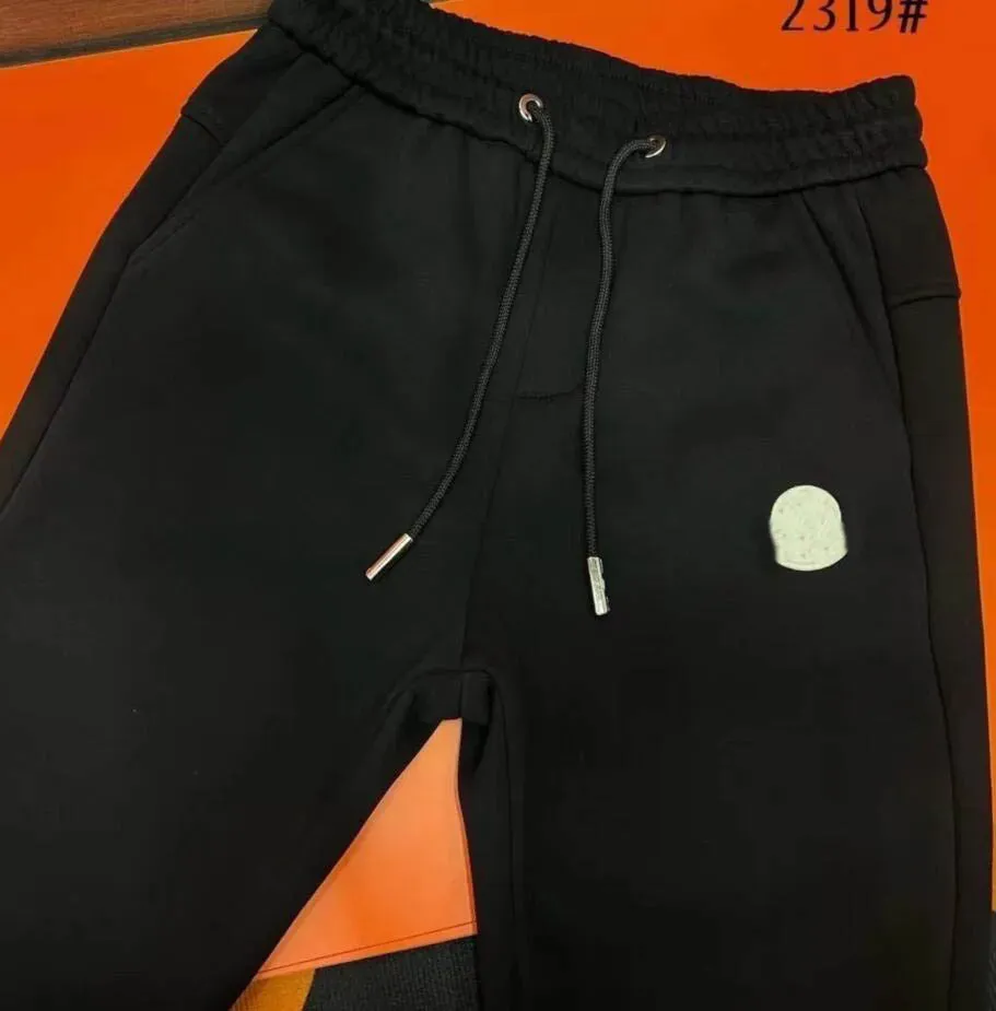 Men's Clothing Mens Pants New badge designer Pants with Panelled pattern Loose Basketball Sport Pants Casual Nine Points Sweatpants for Man Woman