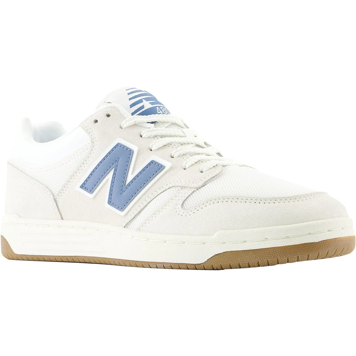 Men's New Balance BB480LLA Sea Salt/White/Heron Blue Suede
