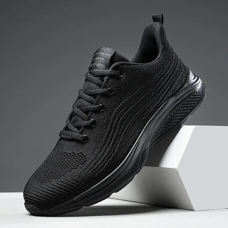 Men's Running Shoes -Non-slip Lightweight Lace Up Sneakers