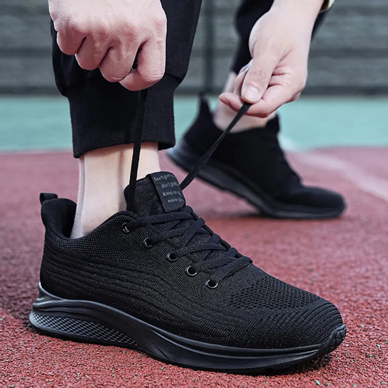 Men's Running Shoes -Non-slip Lightweight Lace Up Sneakers