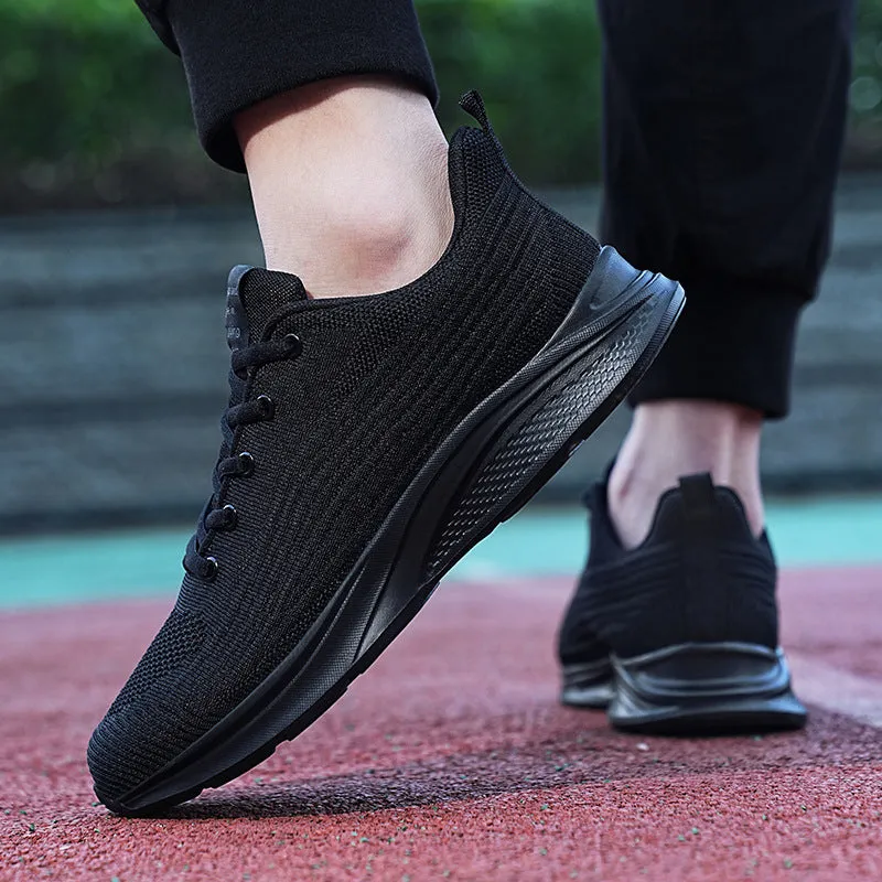 Men's Running Shoes -Non-slip Lightweight Lace Up Sneakers
