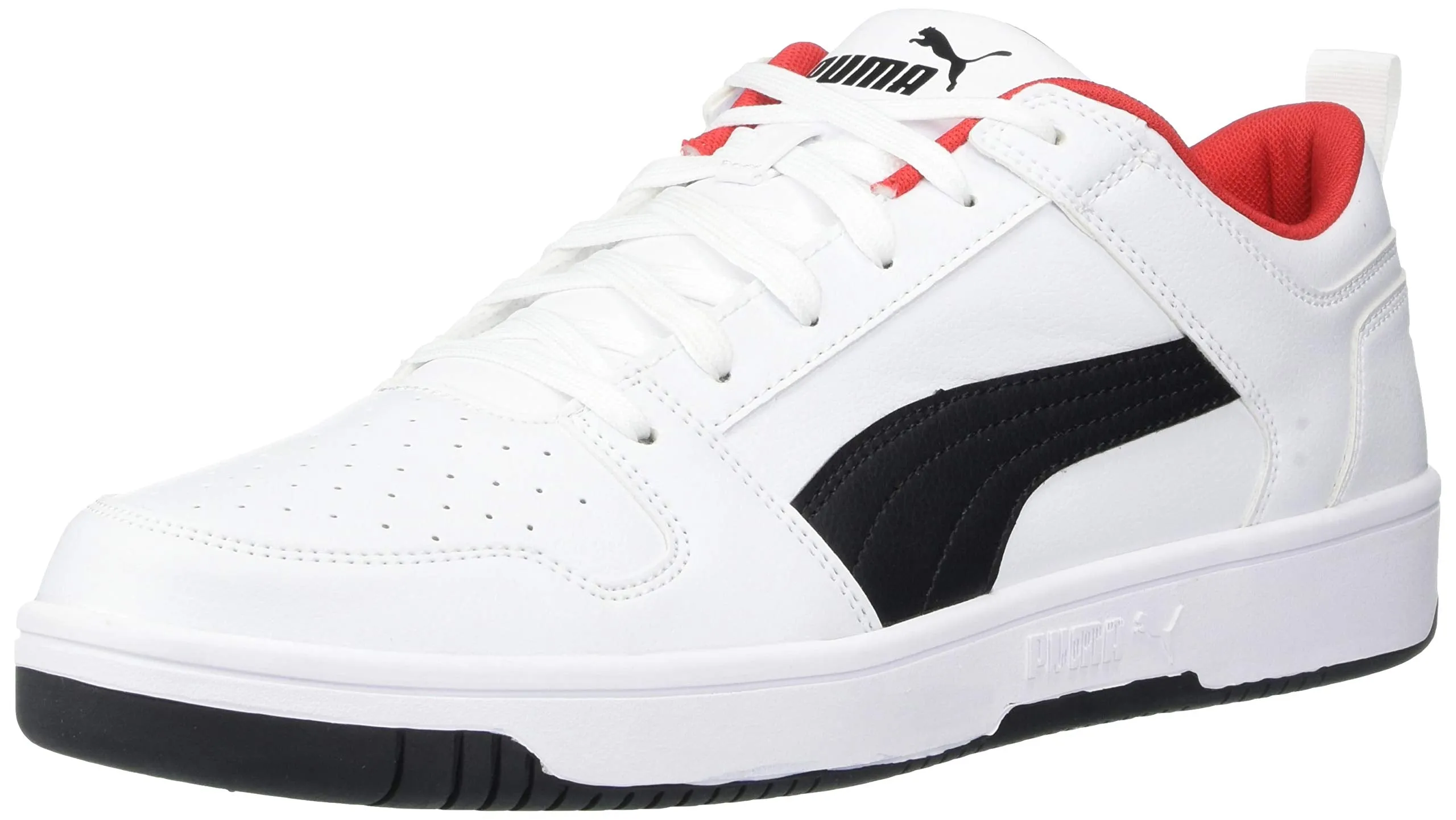 Men's Shoes PUMA REBOUND LAYUP LO Casual Lace Up Sneakers 369866-01 WHITE