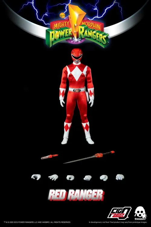 Mighty Morphin Power Rangers FigZero Core Rangers & Green Ranger 1/6 Scale Figure 6-Pack