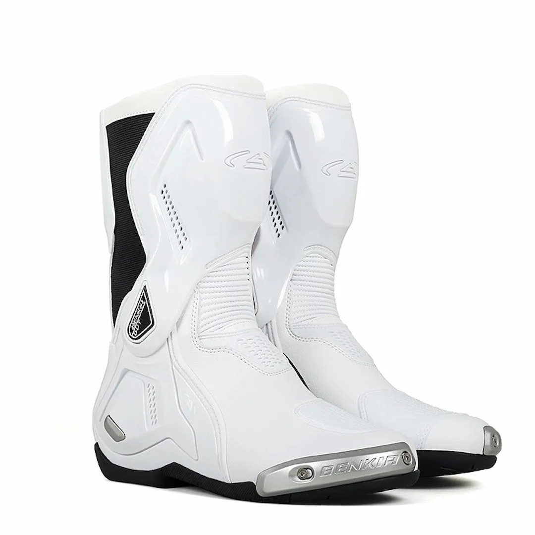 Motorcycle Riding Boots White