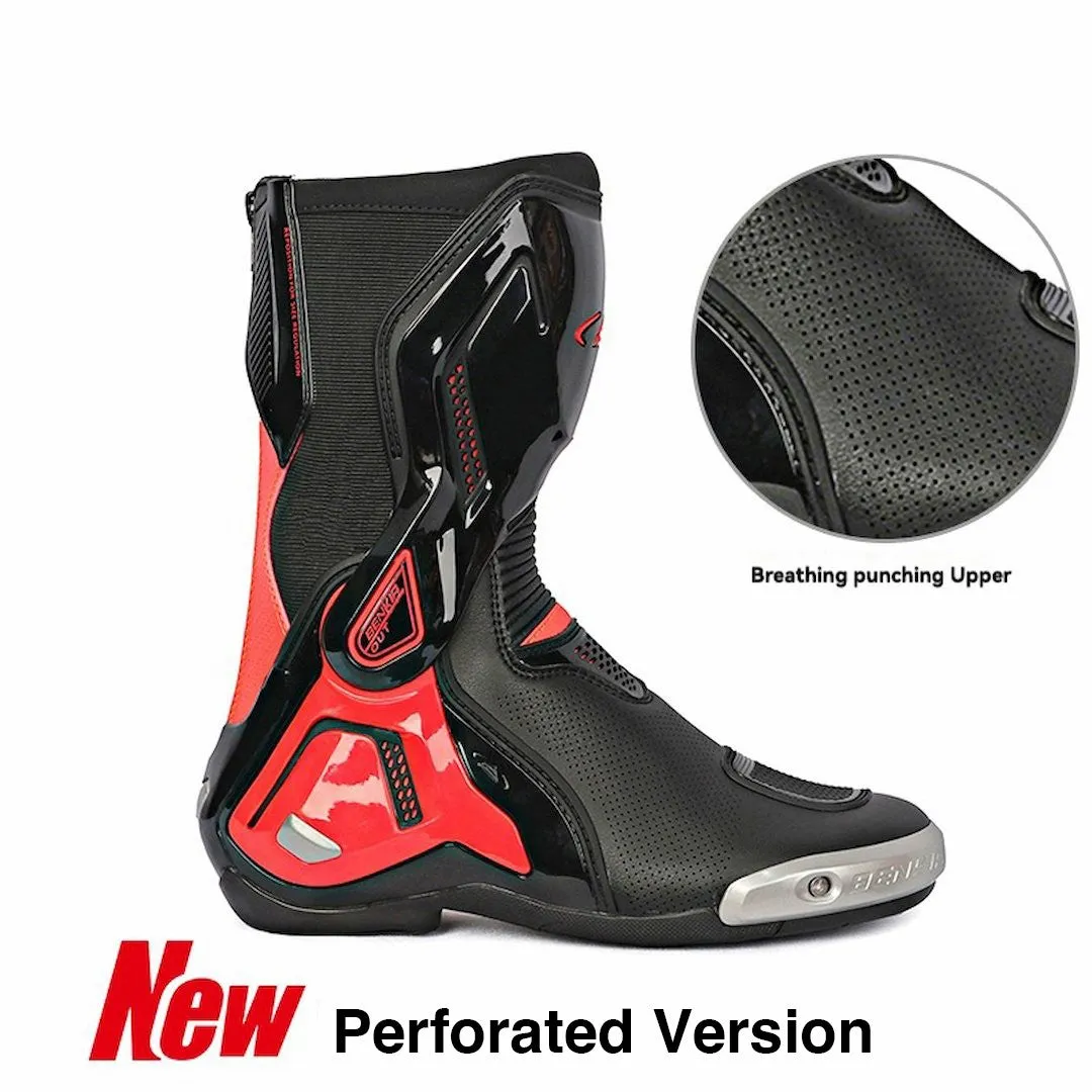 Motorcycle Riding Boots White