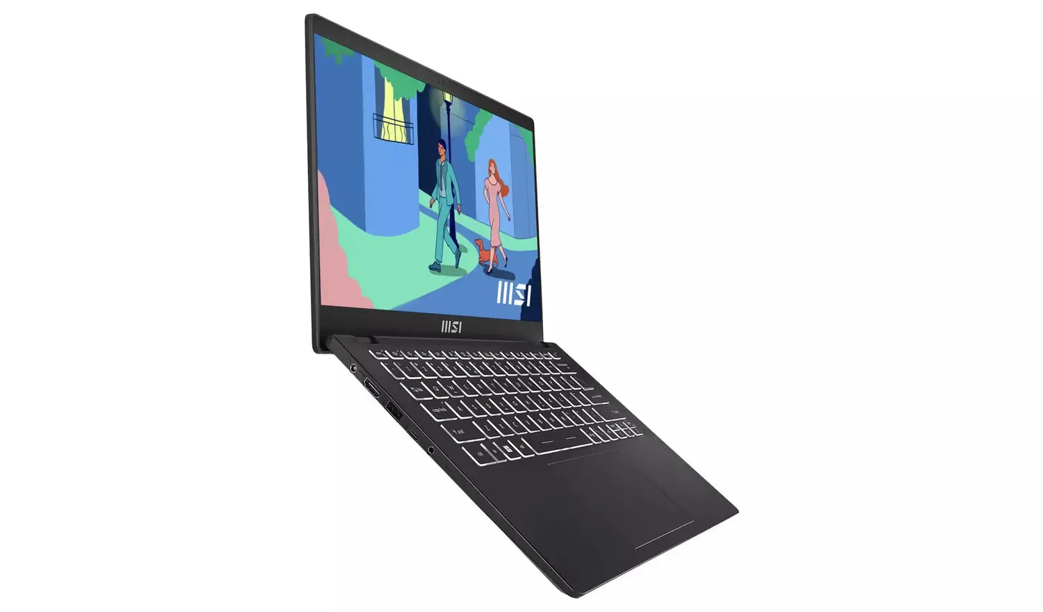 MSI Laptop Modern 14 - 12th Generation Core i3 8GB RAM 512GB SSD Backlit Keyboard Windows 11 Home 14" FHD Screen