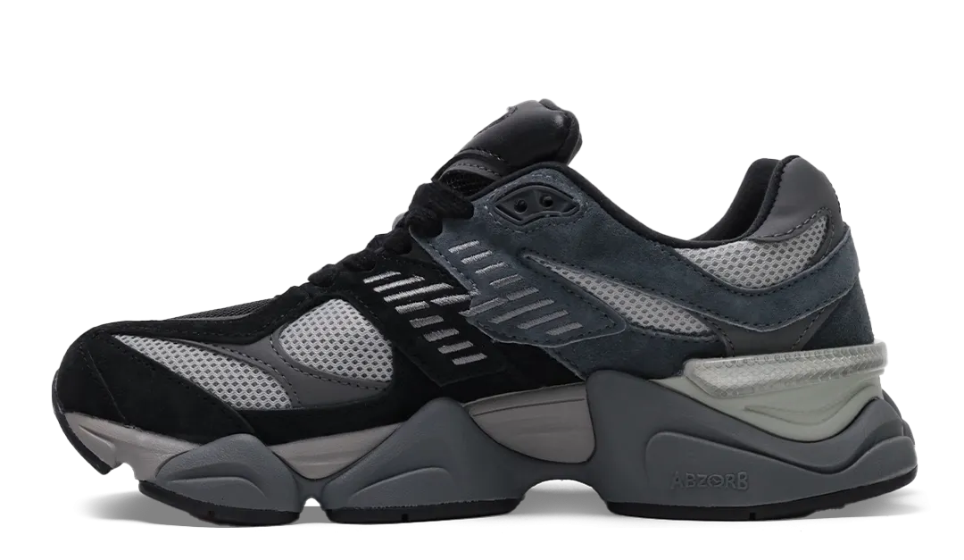 New Balance black 9060 Suede Sneakers