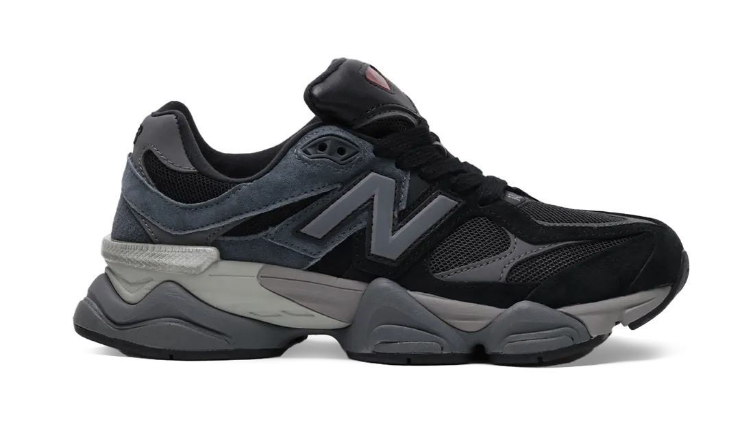 New Balance black 9060 Suede Sneakers