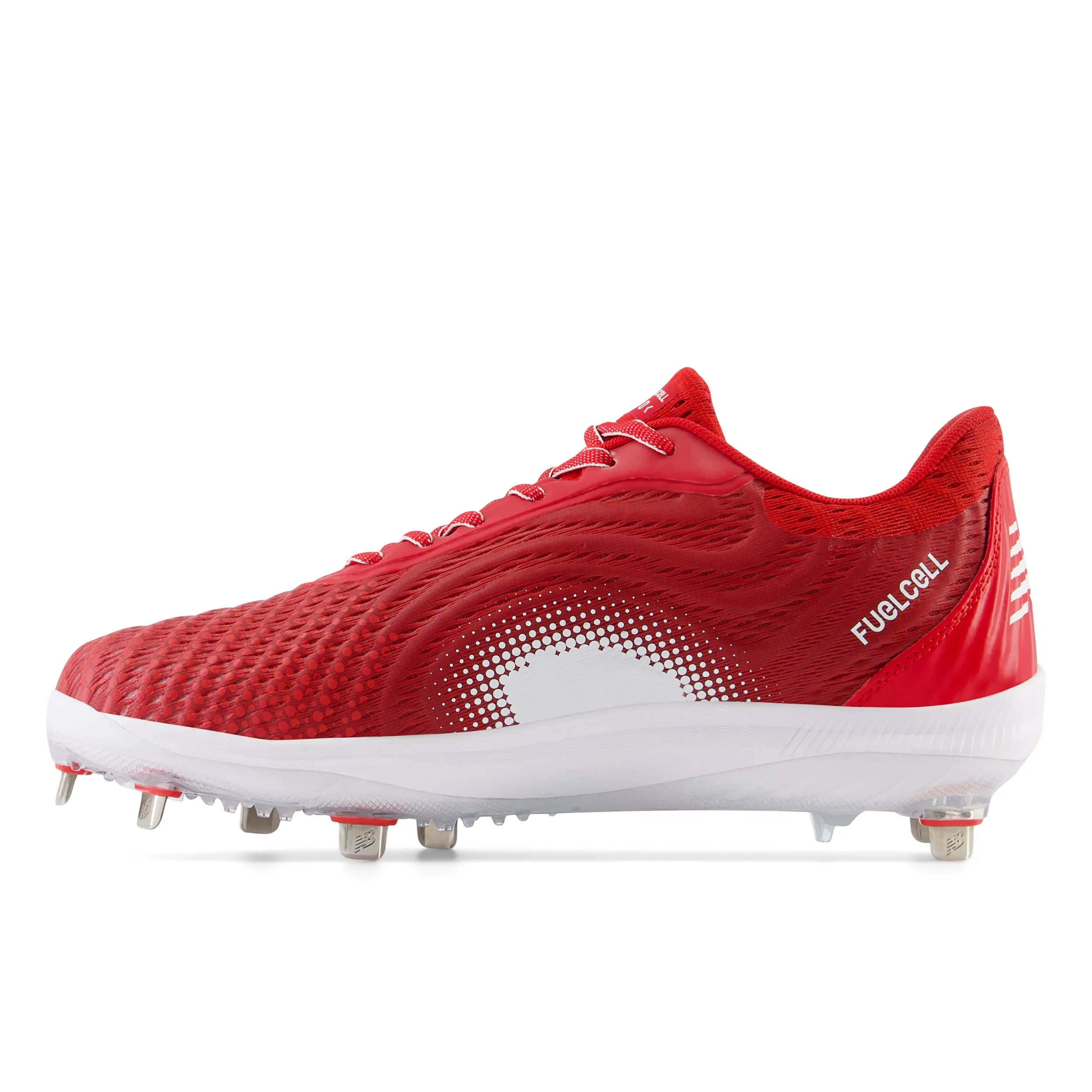 New Balance FuelCell 4040V7 Metal Cleats - Red