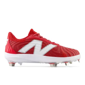 New Balance FuelCell 4040V7 Metal Cleats - Red