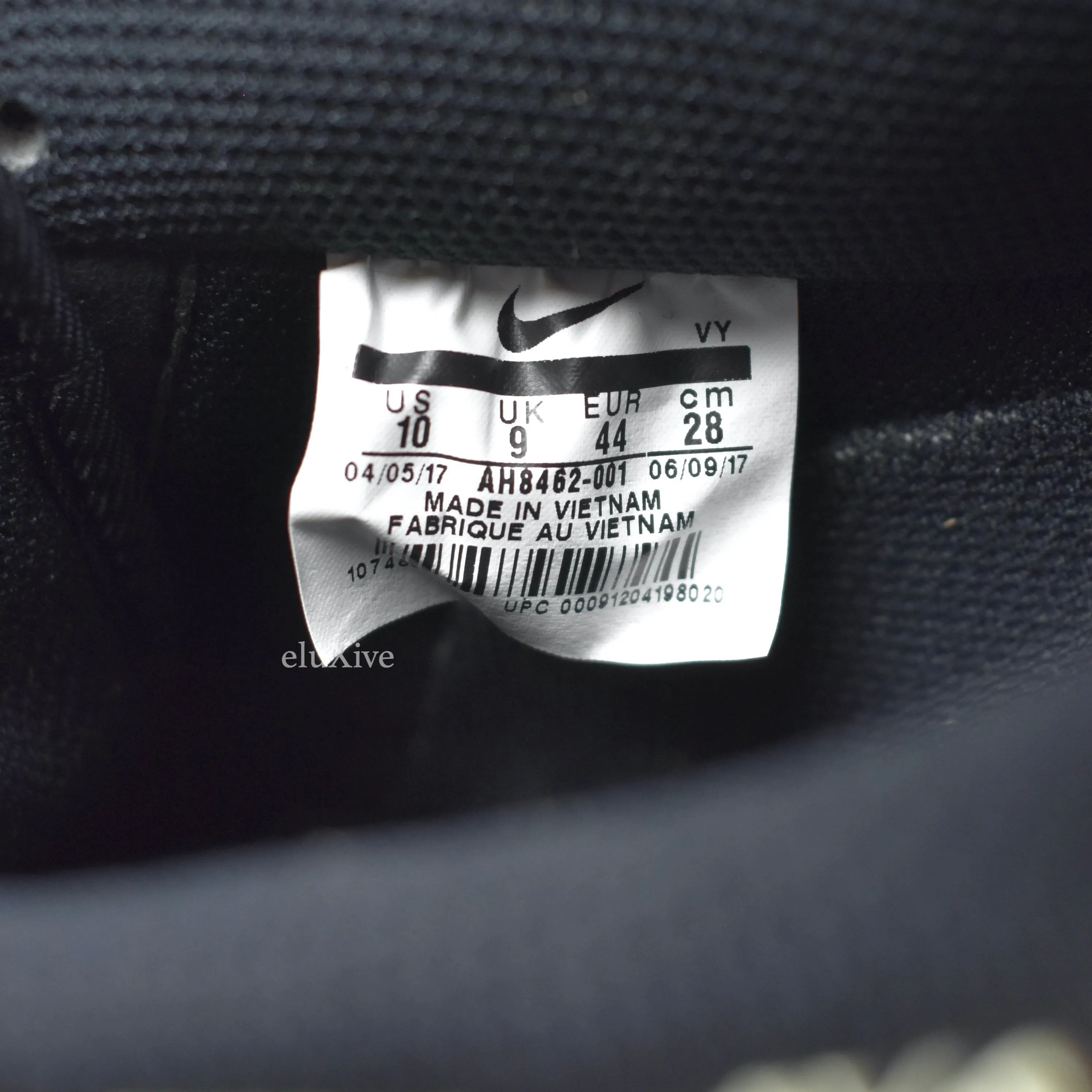Nike - Air Force 1 '07 QS Allover Logo Print (Black)