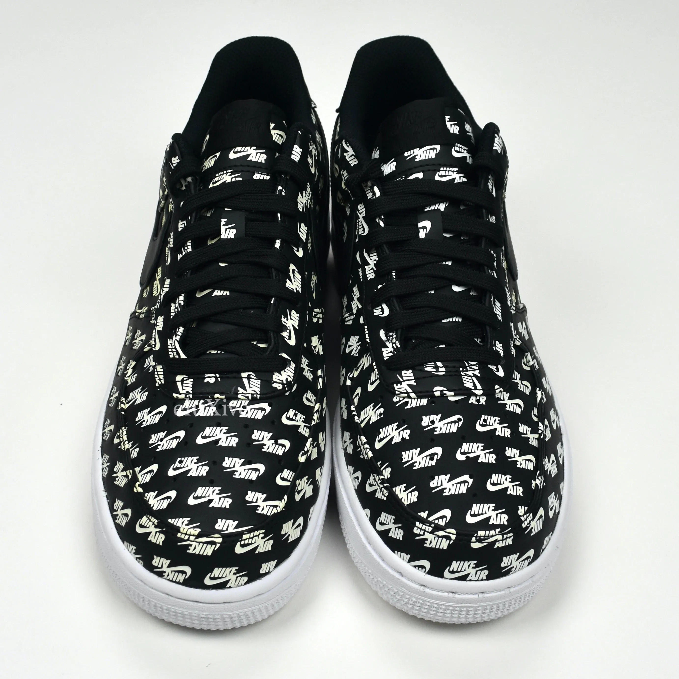Nike - Air Force 1 '07 QS Allover Logo Print (Black)