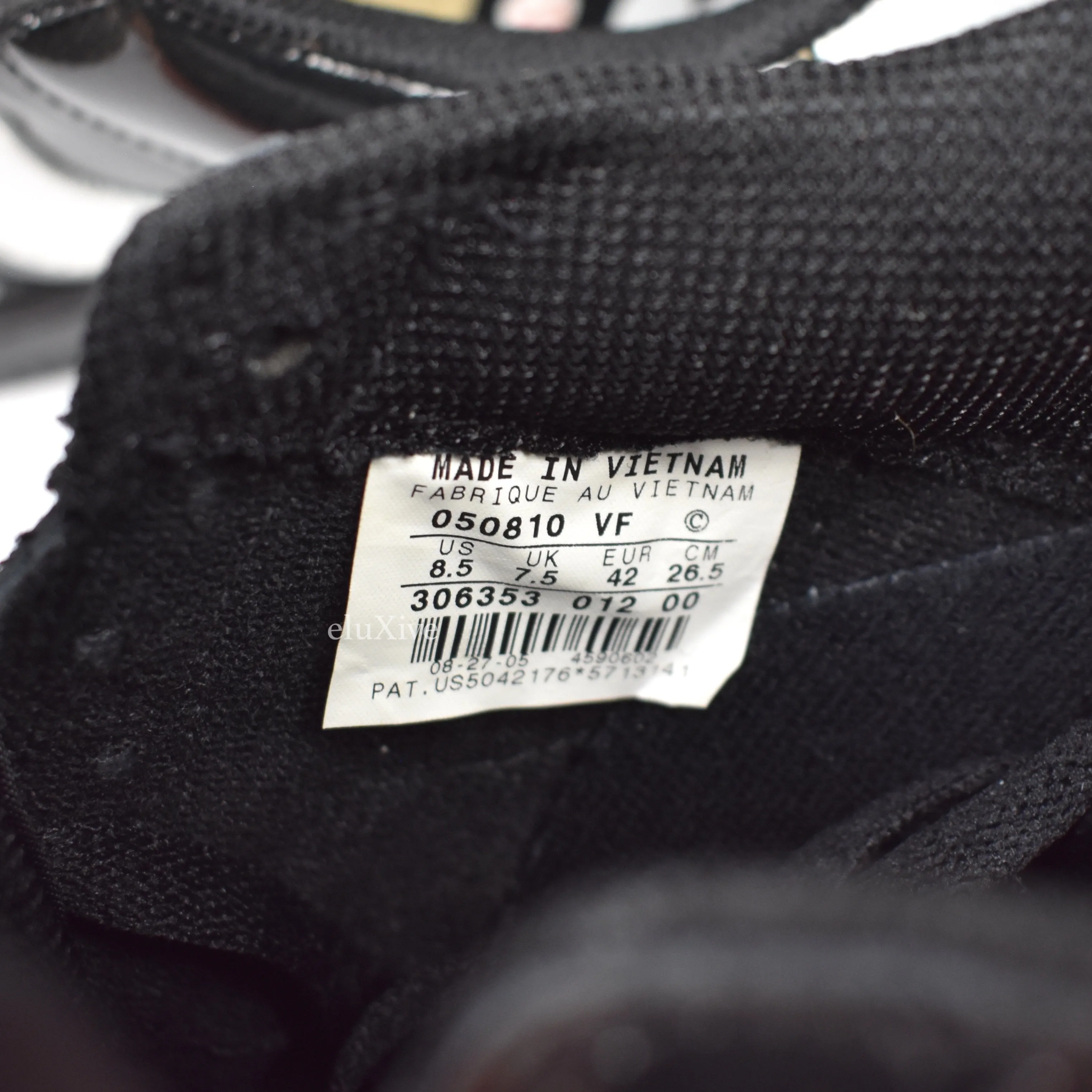 Nike - Air Force 1 Low Patent Leather (Black/White)