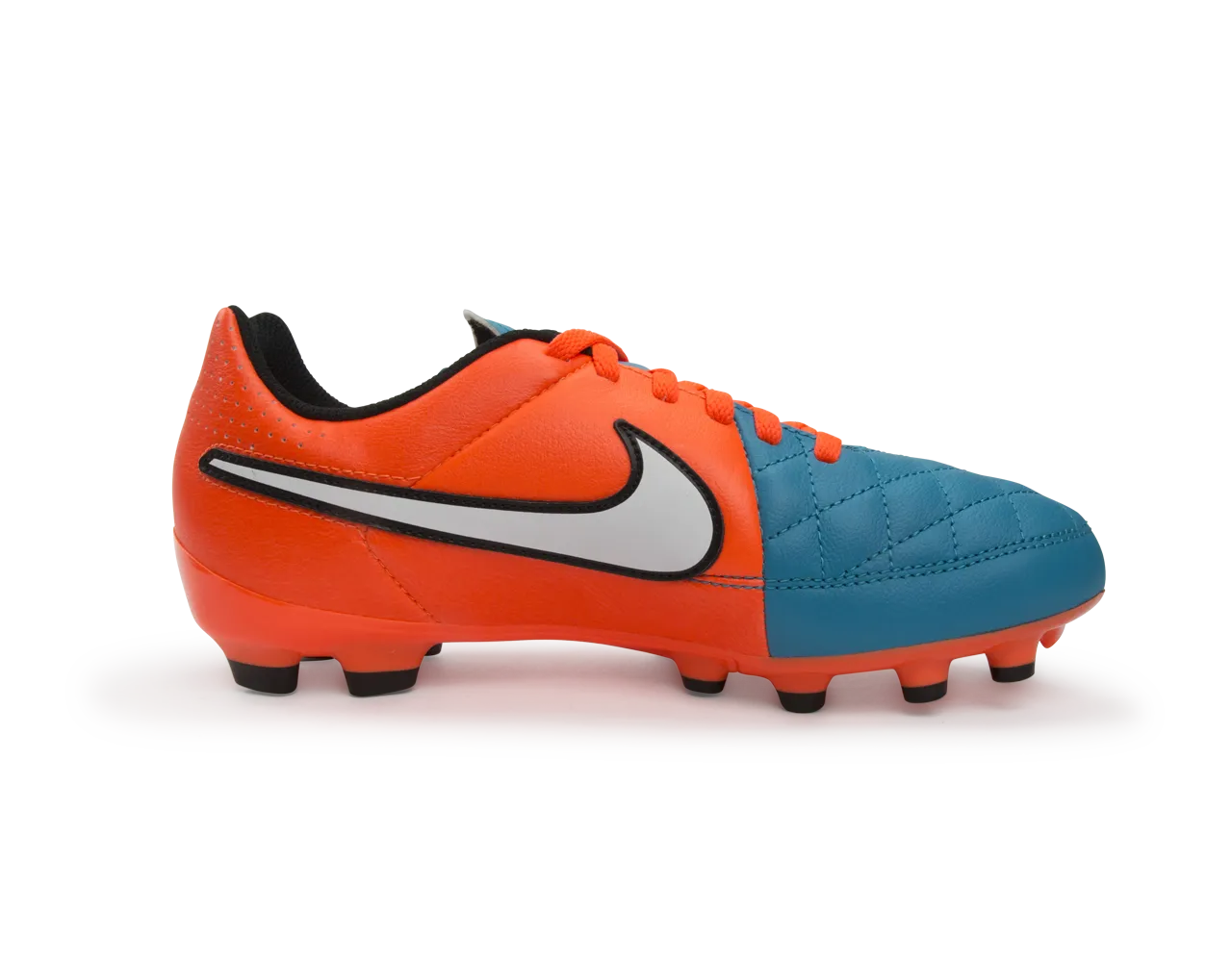 Nike Kids Tiempo Genio Leather FG Neo Turquoise/White/Hyper Crimson
