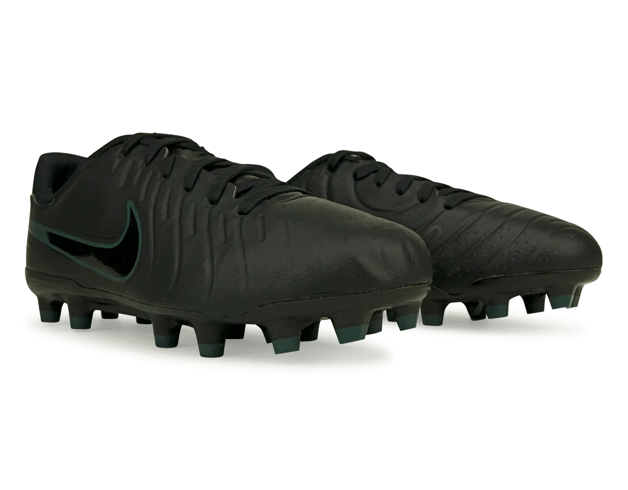 Nike Kids Tiempo Legend 10 Academy FG Black/Deep Jungle