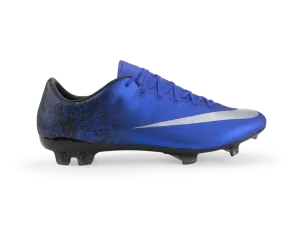 Nike Men's Mercurial Vapor X CR7 FG Deep Royal Blue/Metallic Silver