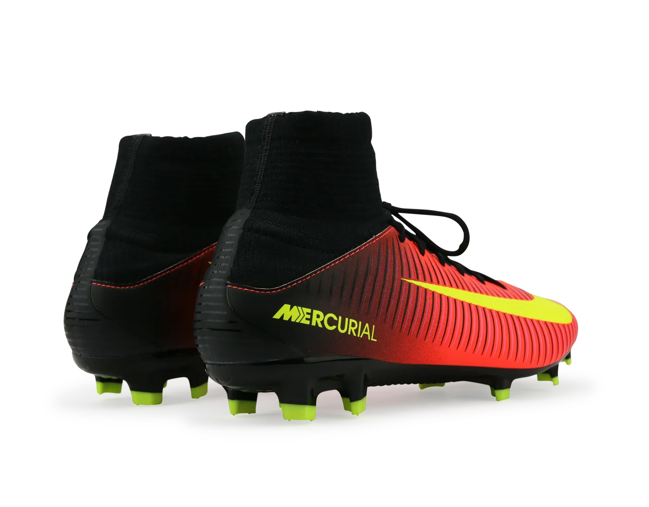 Nike Men's Mercurial Veloce III DF FG Total Crimson/Volt Black/Pink Blast