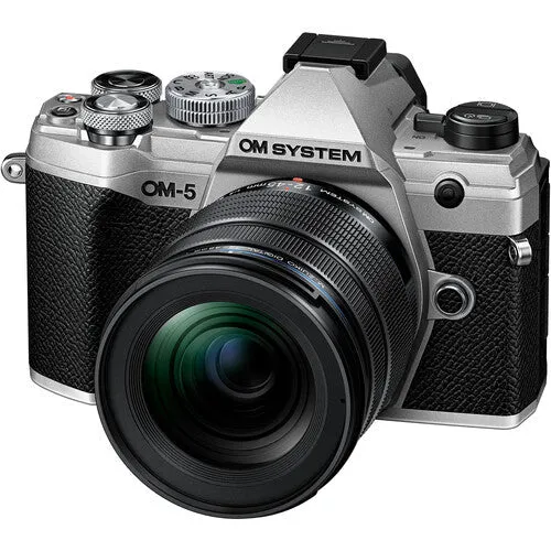 OM SYSTEM OM-5 Mirrorless Camera with 12-45mm f/4 PRO Lens (Silver)