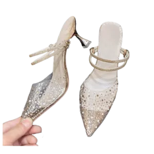 Pointed Toe Goblet Heels For Women