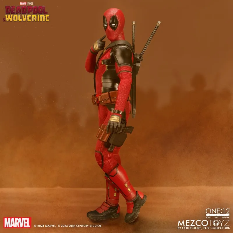 PRE-ORDER: Mezcotoyz Deadpool & Wolverine: Deadpool Deluxe Edition One:12 Collective Action Figure