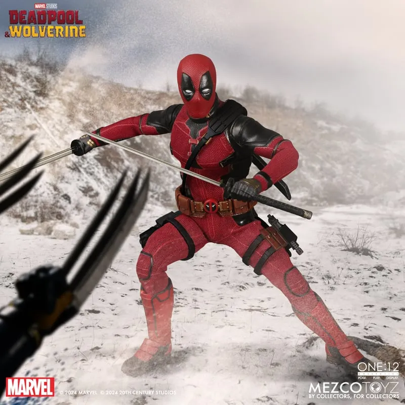 **Pre Order**Mezco One 12 Deadpool & Wolverine: Deadpool Action Figure