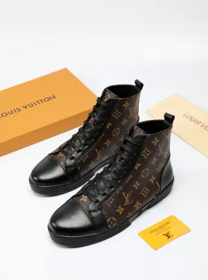 PT - LUV High BLnogram Brown Boot Sneaker